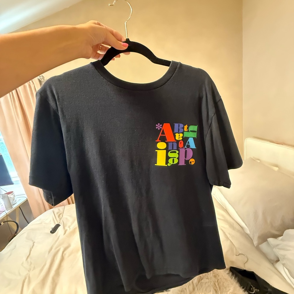 Bape Graphic T-Shirt with Colorful Letters